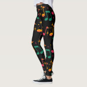 Muziek afdrukken leggings (Links)