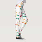 Muziek afdrukken leggings (Rechts)
