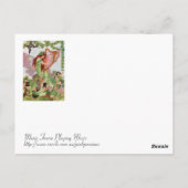 Muziek afspelen muziek briefkaart (Achterkant)