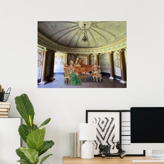 Muziek afspelen poster (Thuiskantoor)