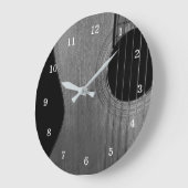 Muziek-akoestische gitaar Abstracte Grote Klok (Hoek)