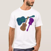 Muziek Akoestische Gitaren T-shirt (Voorkant)