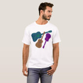 Muziek Akoestische Gitaren T-shirt (Voorkant volledig)