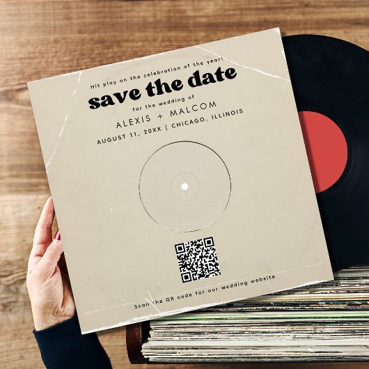  Muziek Album Hoesje Bruiloft Save the Date