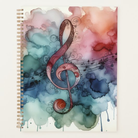 Muziek Alcoholinkt Planner (Voorkant)