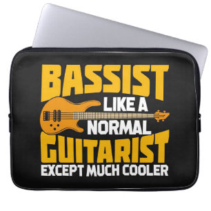 Muziek als een normale gitarist laptop sleeve