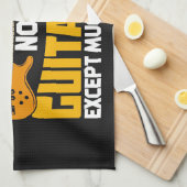 Muziek als een normale gitarist theedoek (Quarter Fold)