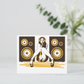 Muziek alsjeblieft briefkaart (Staand voorkant)