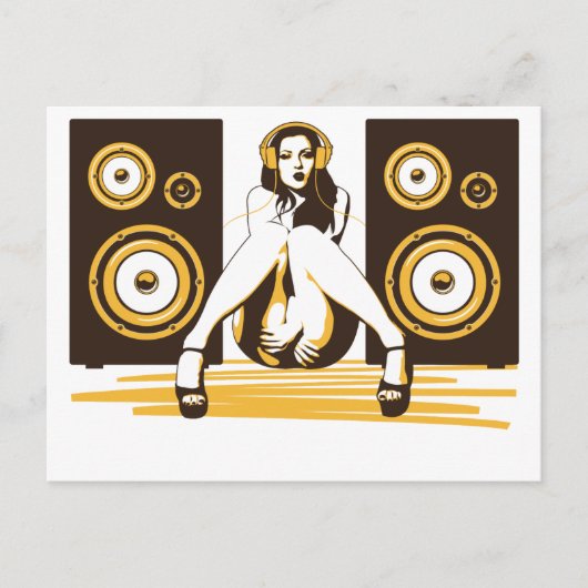 Muziek alsjeblieft briefkaart (Voorkant)