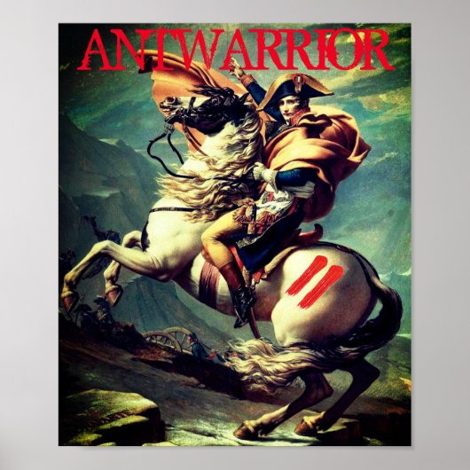 Muziek Ant warrior grens retro punk Poster (Voorkant)