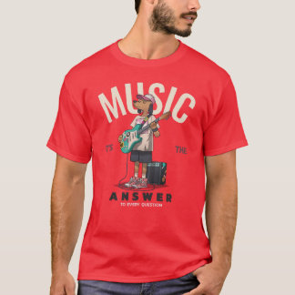 MUZIEK ANTWOORD T-SHIRT