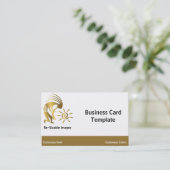 Muziek Arizona Gold Kokopelli Visitekaartje (Staand voorkant)