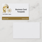 Muziek Arizona Gold Kokopelli Visitekaartje (Voorkant / Achterkant)