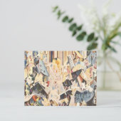  muziek, Art Deco Jazz, Rhapsody in Blue Briefkaart (Staand voorkant)