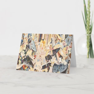 muziek, Art Deco Jazz, Rhapsody in Blue Kaart