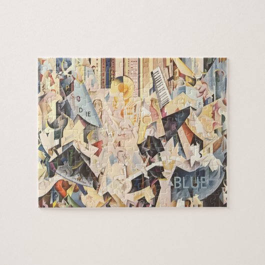  muziek, Art Deco Jazz, Rhapsody in Blue Legpuzzel (Horizontaal)