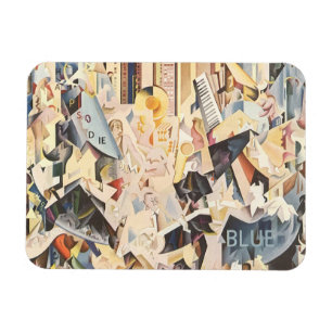  muziek, Art Deco Jazz, Rhapsody in Blue Magneet