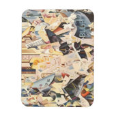  muziek, Art Deco Jazz, Rhapsody in Blue Magneet (Verticaal)