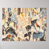 muziek, Art Deco Jazz, Rhapsody in Blue Poster (Voorkant)