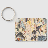 muziek, Art Deco Jazz, Rhapsody in Blue Sleutelhanger (Achterkant)