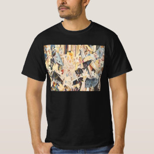  muziek, Art Deco Jazz, Rhapsody in Blue T-shirt