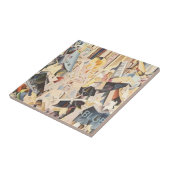  muziek, Art Deco Jazz, Rhapsody in Blue Tegeltje (Zijkant)