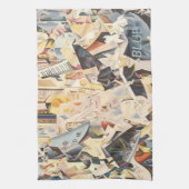  muziek, Art Deco Jazz, Rhapsody in Blue Theedoek (Verticaal)