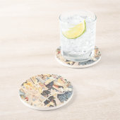 muziek, Art Deco Jazz, Rhapsody in Blue Zandsteen Onderzetter (Zijkant)