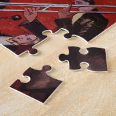 muziek, Art Deco Musical Jazz Band Jamming Legpuzzel (Zijkant)