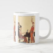  muziek, Art Deco Pianist Musician Singer Grote Koffiekop (Rechts)