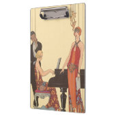  muziek, Art Deco Pianist Musician Singer Klembord (Links)