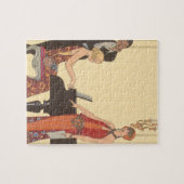  muziek, Art Deco Pianist Musician Singer Legpuzzel (Horizontaal)