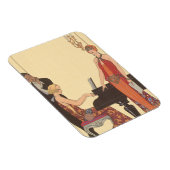  muziek, Art Deco Pianist Musician Singer Magneet (Rechterzijde)