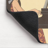  muziek, Art Deco Pianist Musician Singer Muismat (Hoek)