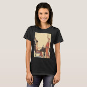  muziek, Art Deco Pianist Musician Singer T-shirt (Voorkant volledig)