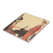  muziek, Art Deco Pianist Musician Singer Tegeltje (Zijkant)