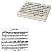 Muziek Bach Gounod Ave Maria Vocal Rubberstempel (Gestempeld)