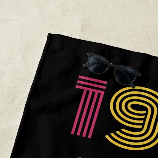 Muziek  badhanddoek 1981 (In situ)