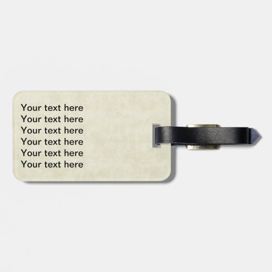  muziek Bagagelabel (Achterkant horizontaal)