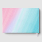 Muziek Bat Mitzvah Waterverf Folie Guestbook Gastenboek (Achterkant)