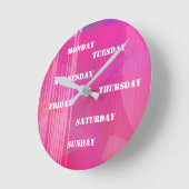 Muziek Beat Red Wall klok (Hoek)