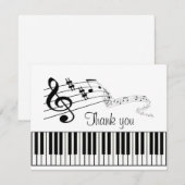 Muziek Bedankkaart (Voorkant / Achterkant)