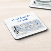 Muziek bespaart de sol bier onderzetter (Linkerzijde)