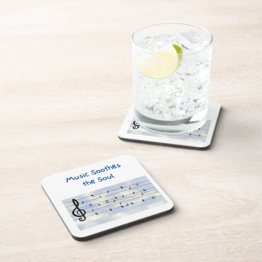 Muziek bespaart de sol bier onderzetter (Rechterzijde)