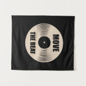 Muziek Beweegt De Beat Wandkleed (Voorkant (horizontaal))