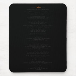 Muziek beweegt me™ Manifesto Mousepad Muismat