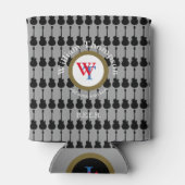 Muziek & bier, Gitaar geïnspireerd, Circle Monogra Blikjeskoeler (Achterkant)