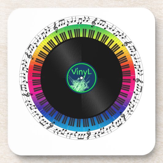 Muziek Bier Onderzetter (Voorkant)