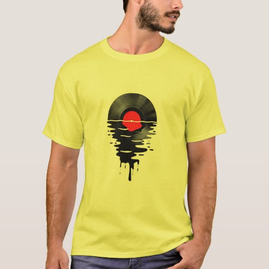 Muziek bij zonsondergang t-shirt (Voorkant)