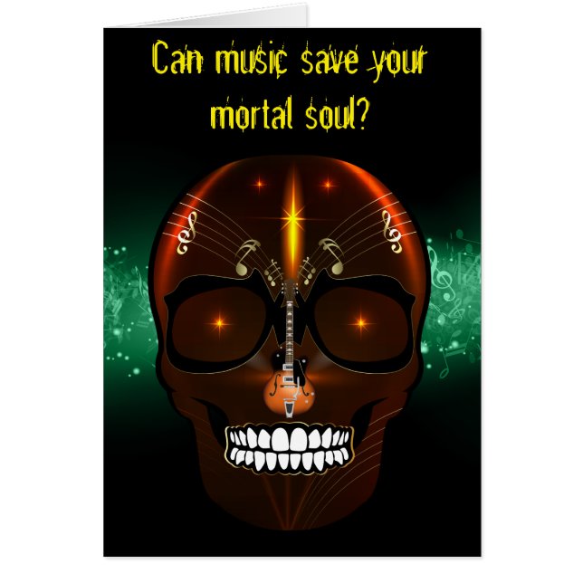 Muziek Blanco Kaart gitaaraantekeningen (Voorkant)